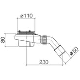 Dornbracht "Generic" Ablaufgarnitur (Bausatz-Vormontage)